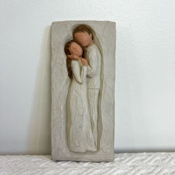 Willow Tree Wall Hanging Plaque Father and Daughter Susan Lordi Demdaco 2001 - Picture 1 of 6